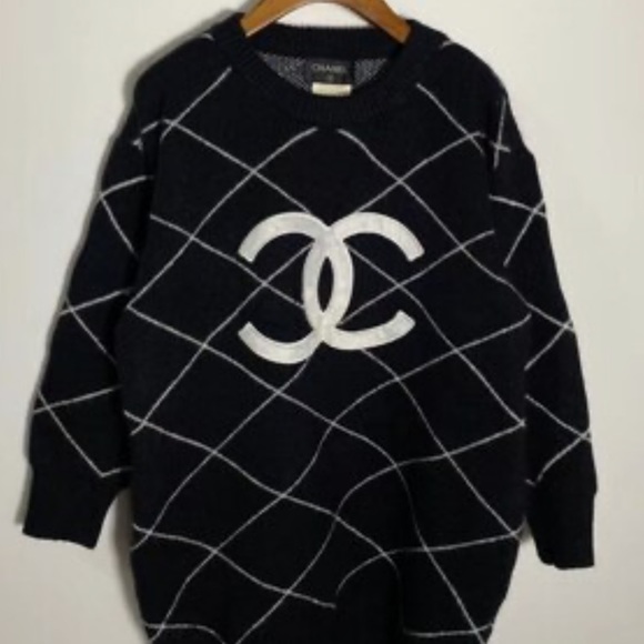 CHANEL Sweaters - Chanel Logo Sweater